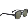 Serengeti Hayworth Sunglasses for Women Shiny Black/Mineral Polarized